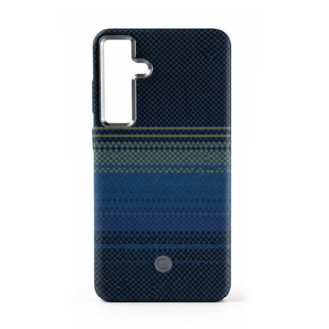 CaseZ Chrome Blue Pixel | Samsung